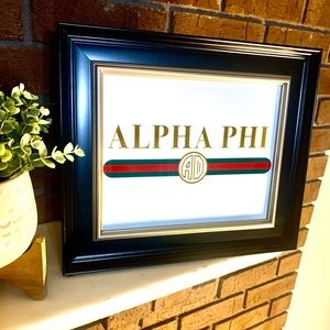 Gucci design ~ Alpha Phi custom made print